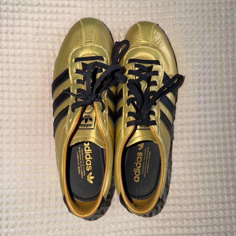 adidas Women’s  Gold and Black Tokyo Sneakers - Picture 7 of 7